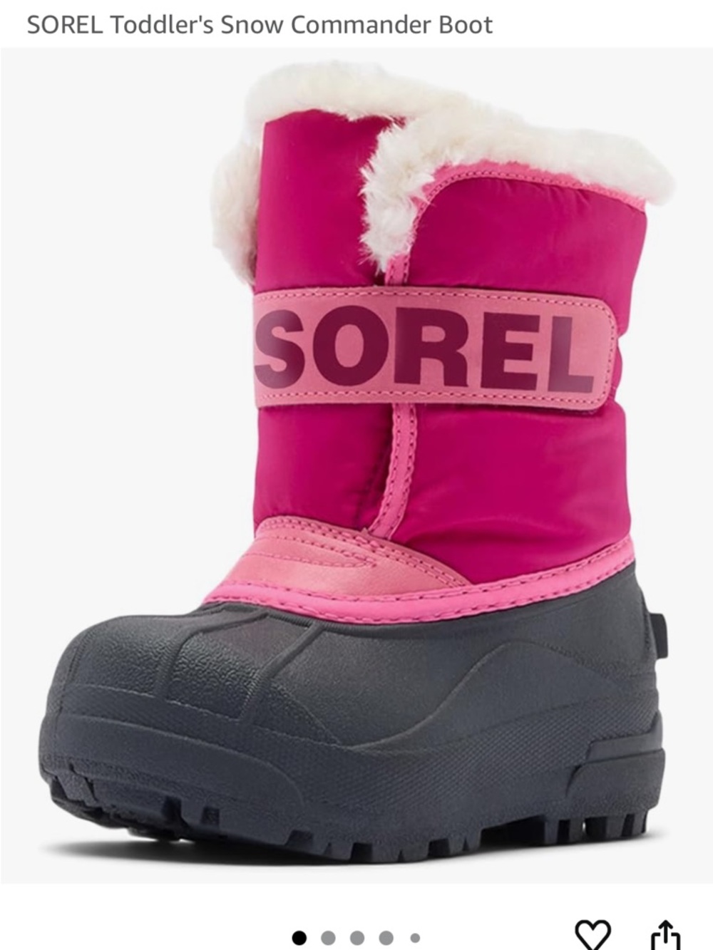 Sorel Toddler’s Snow Commander Boot